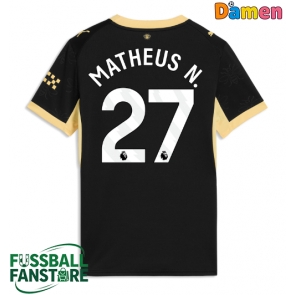 Manchester City Matheus Nunes #27 Replik Auswärtstrikot Damen 2026-27 Kurzarm